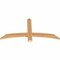 Ekena Millwork Bellingham Timber Gable Bracket, Western Red Cedar, 48"W x 24"H x 1 1/2"D x 3 1/2"F, 12/12 Pitch GBW048X24X0204BEL00SWR - alternate 5